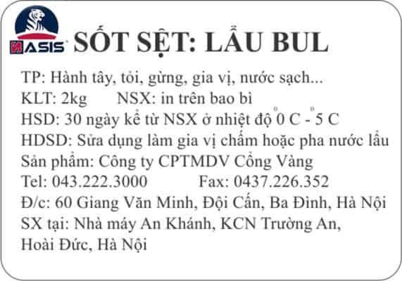 Tem phụ sản phẩm