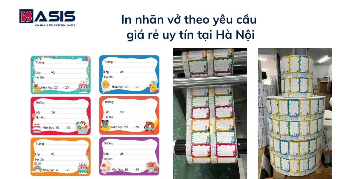 In nhãn vở theo yêu cầu giá rẻ uy tín tại Hà Nội
