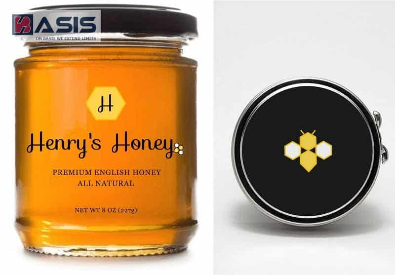 Thiết kế nhãn chai mật ong