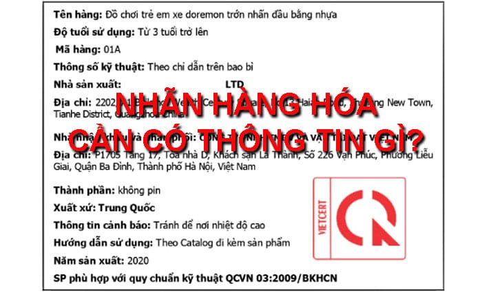 quy định về tem nhãn hàng hóa