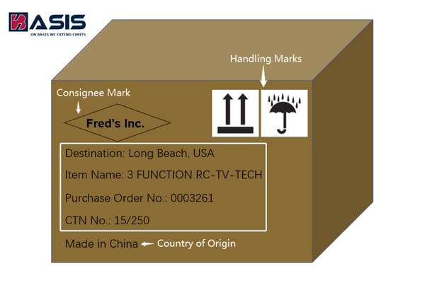 shipping marks