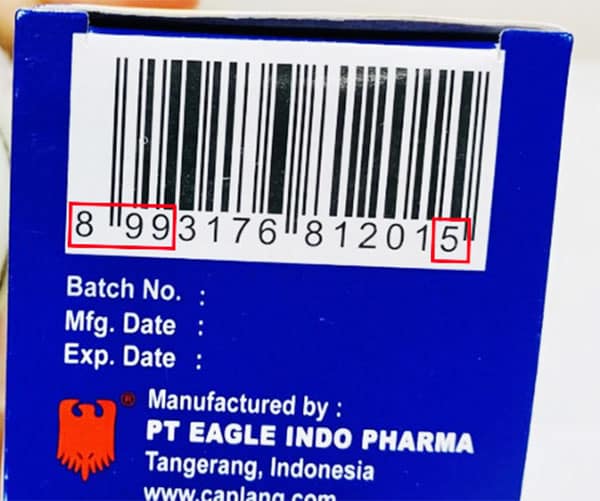 Mã vạch của Indonesia
