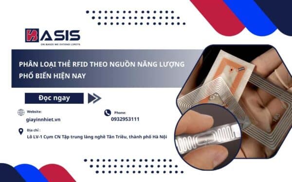 Phân Loại Thẻ RFID Theo Nguồn Năng Lượng