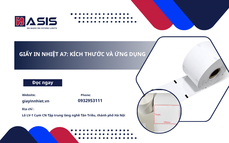 Giấy In Nhiệt A7: Kích Thước Và Ứng Dụng