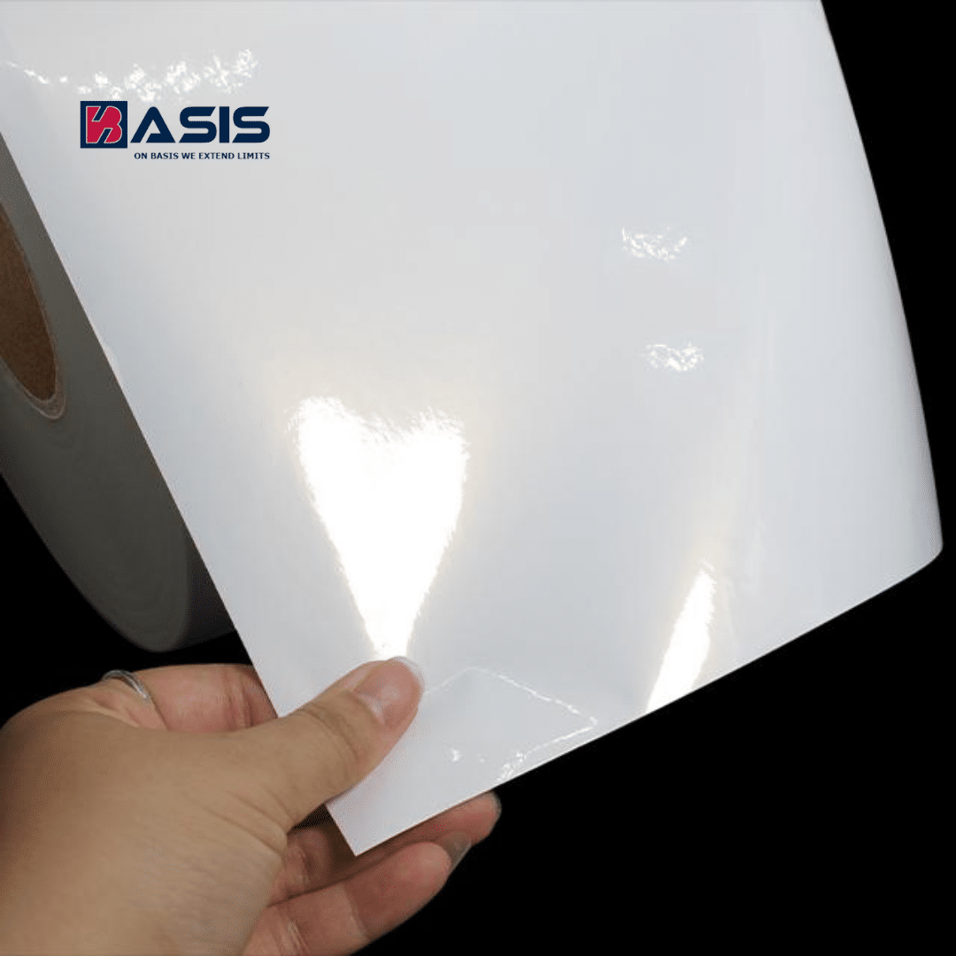 Nhãn Decal PP Trắng Bóng